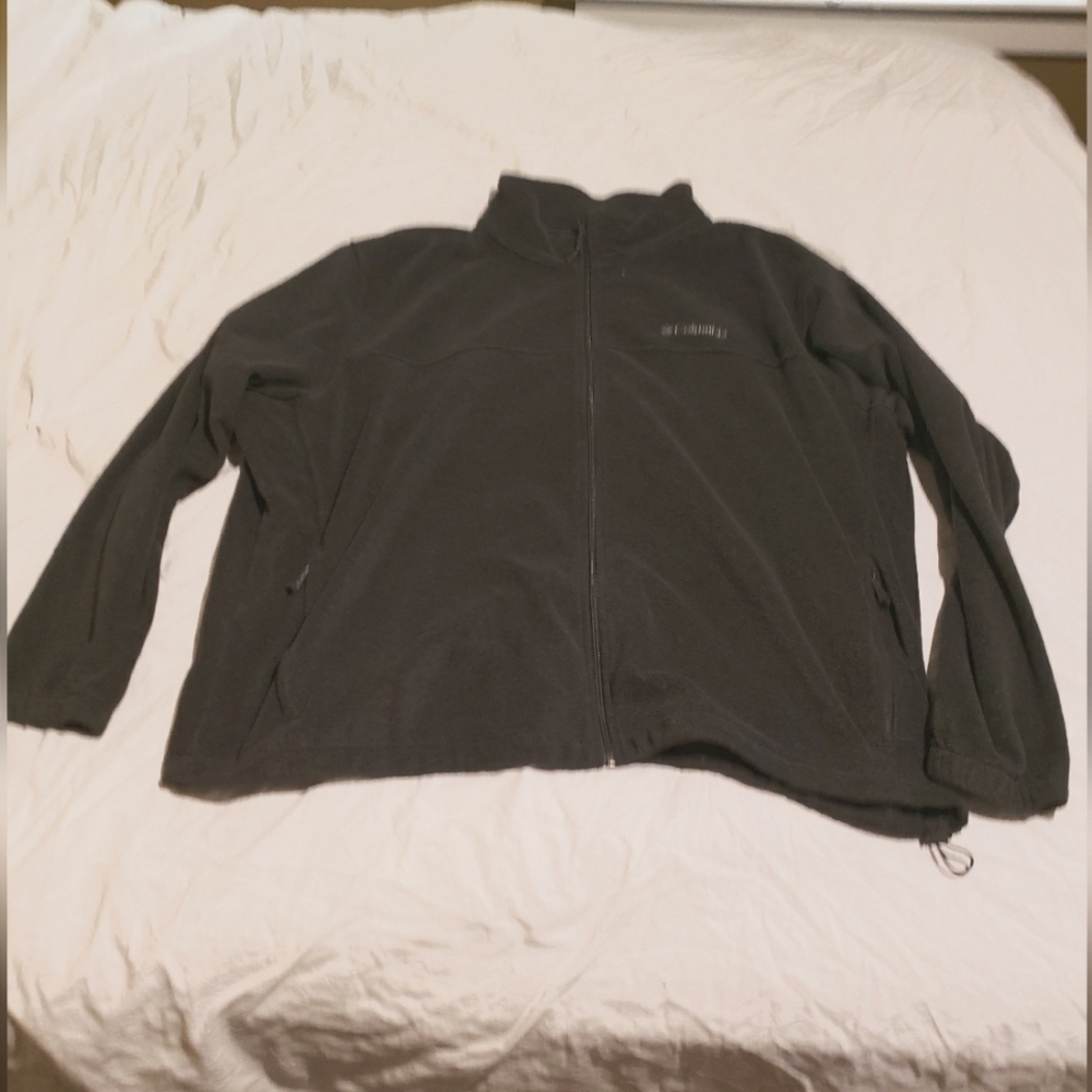 4XL dark gray Columbia fleece jacket